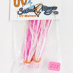 SALMON FLIES PINK WHITE 4" (3PK)
